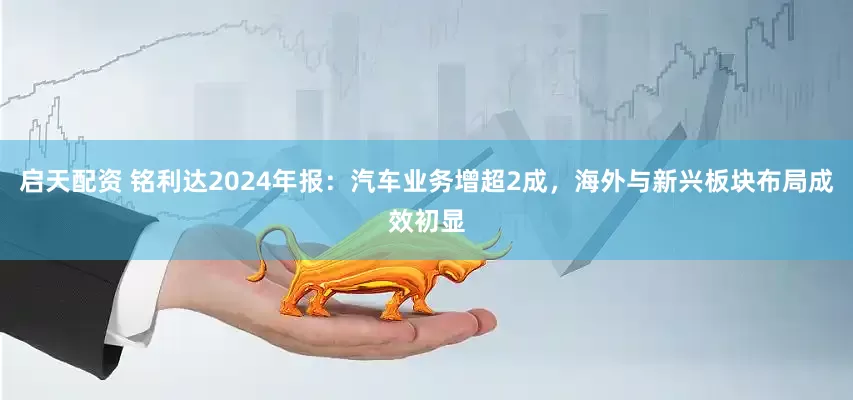 启天配资 铭利达2024年报：汽车业务增超2成，海外与新兴板块布局成效初显