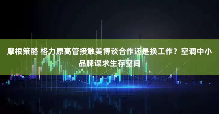 摩根策酪 格力原高管接触美博谈合作还是换工作？空调中小品牌谋求生存空间